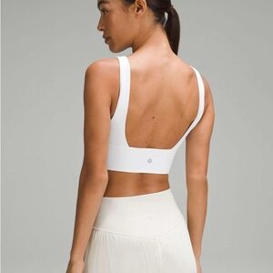 Lululemon (10) Align High-Neck Bra *Light Support, C/D Cup White